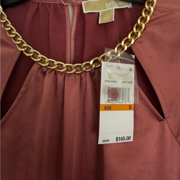 Michael Kors Long Sleeve Dress in Elegant Mauve - Picture 4 of 5